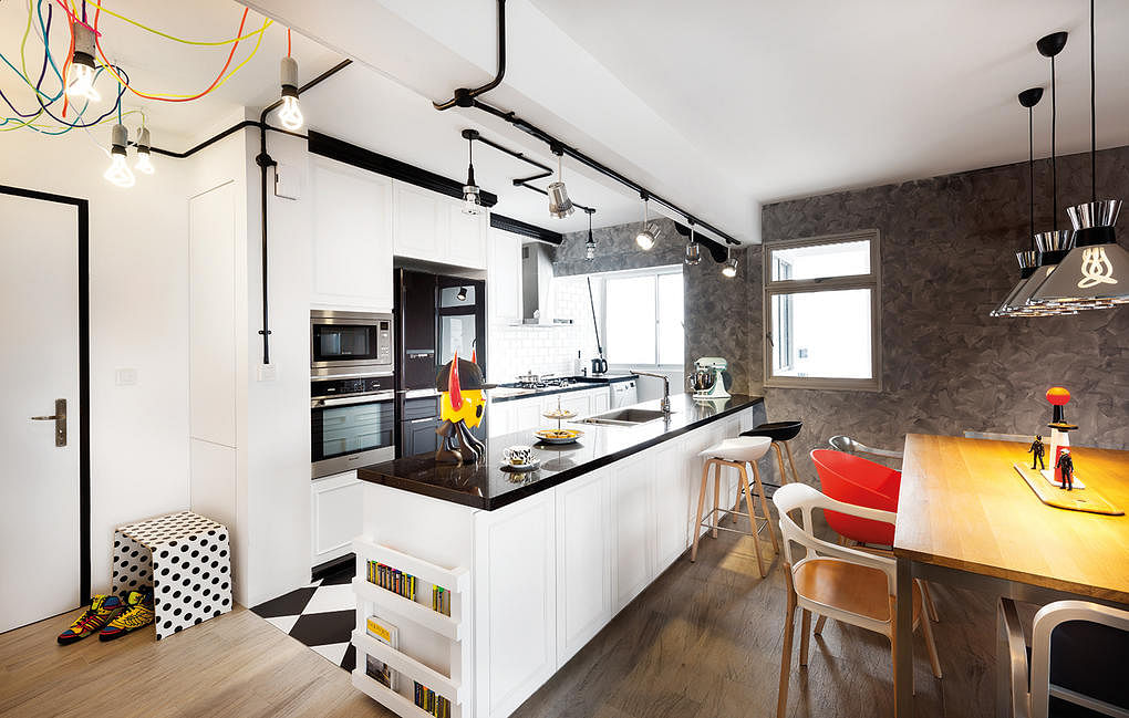 10 trendy kitchens of HDB flat homes | Home & Decor Singapore